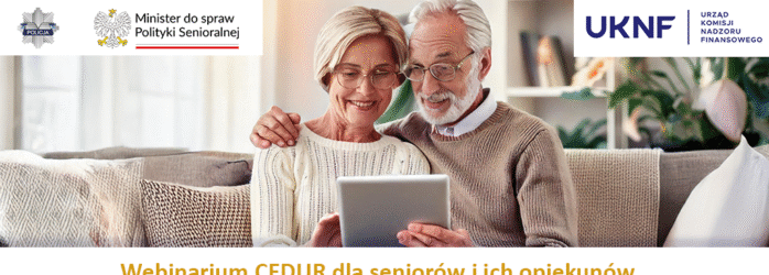 Webinarium CEDUR „Bezpieczne płatności w Internecie dla seniorów – II termin”, 26 czerwca 2025 roku