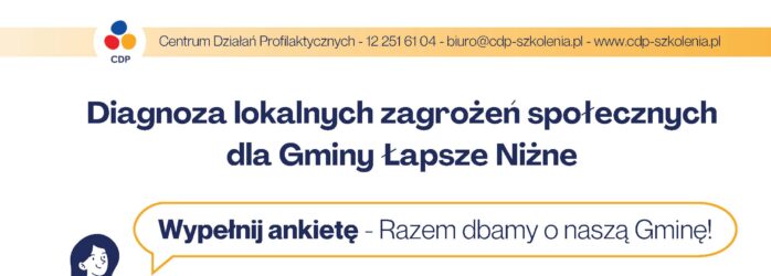 Diagnoza lokalnych zagrożeń społecznych dla Gminy Łapsze Niżne