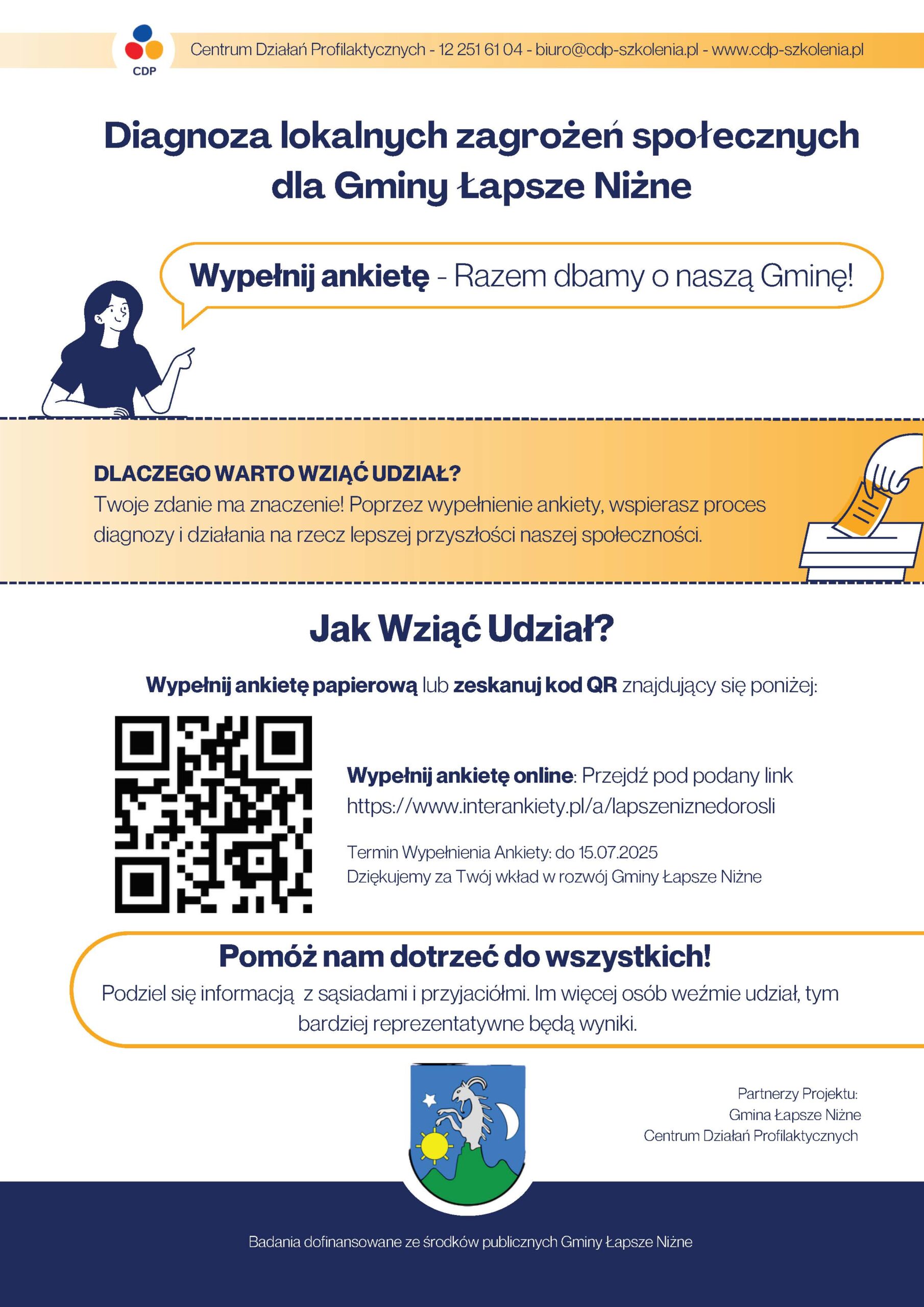Diagnoza lokalnych zagrożeń społecznych dla Gminy Łapsze Niżne
